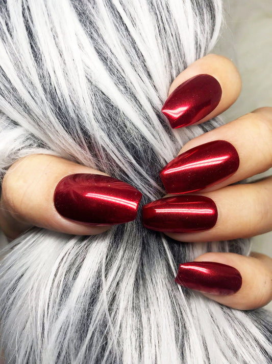 2024 Glamorous Metallic Mirror Chrome Nail Art Polish