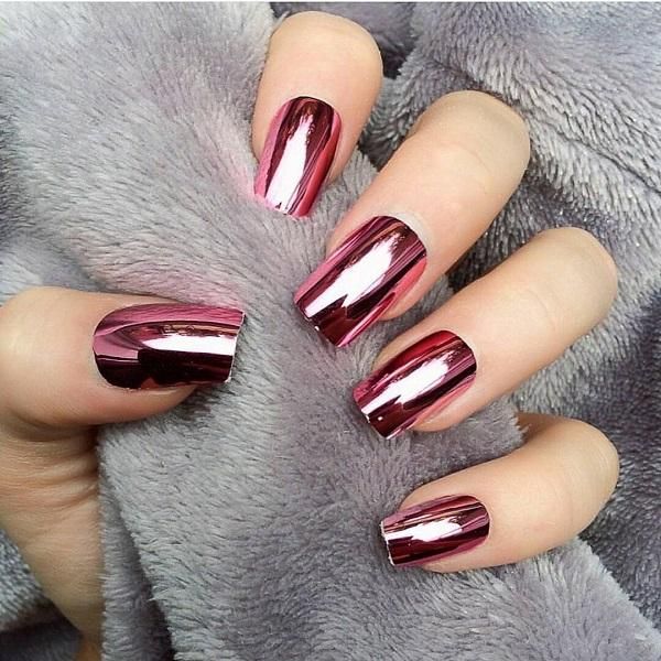 2024 Glamorous Metallic Mirror Chrome Nail Art Polish
